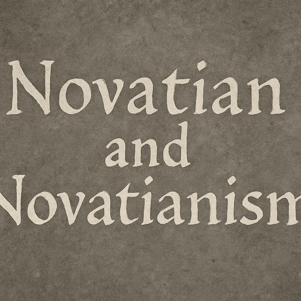 Novaciano e Novacianismo